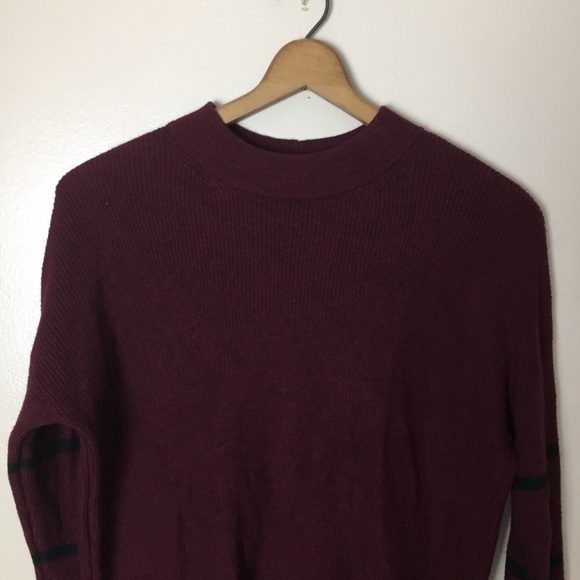 American Eagle Maroon Jegging Fit Knit Sweater - Picture 3 of 9